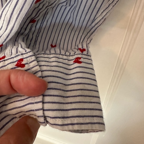 Rails Taylor Striped Button-Down with Heart Embroidery - Picture 10 of 16